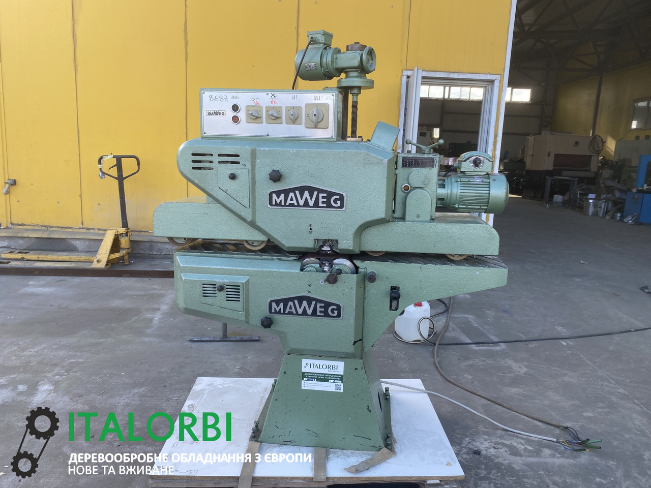 Шліфувальний двосторонній верстат Maweg, фото 1