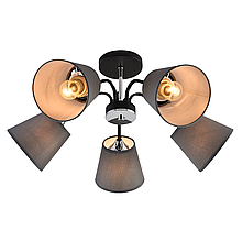 Люстра декоративна VALESO V XA1459/5 BK+CR