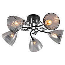 Люстра декоративна  V XA1525B/5 BK+CR на 5 плафонів