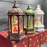 Новорічний декоративний світильник 14*7, фото 2