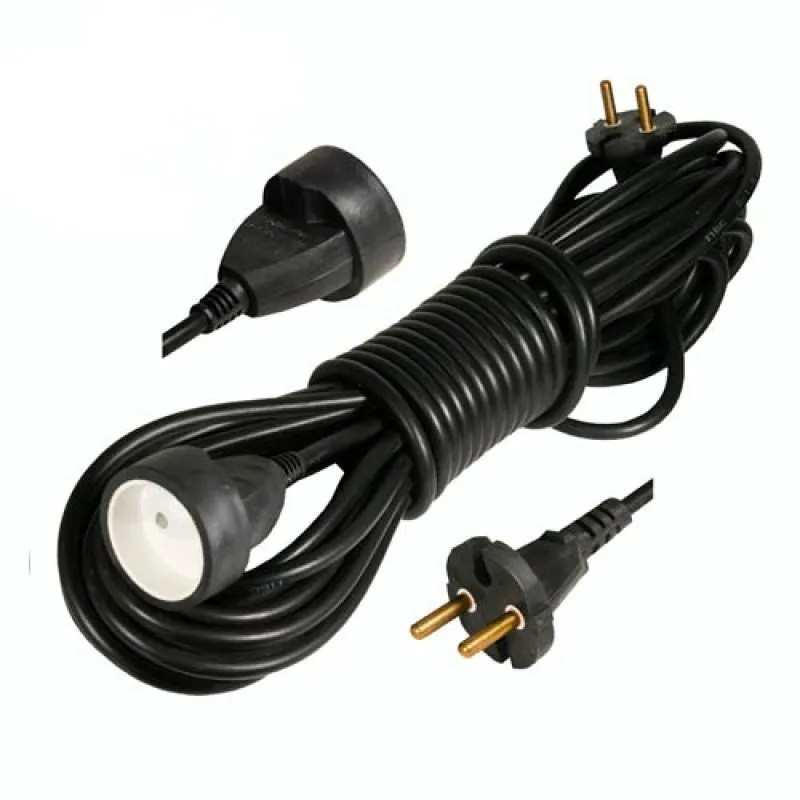 Подовжувач-переноска 30м (ПВС 2х1,0мм²) 10А 250В 2500Вт з однією розеткою без заземлення