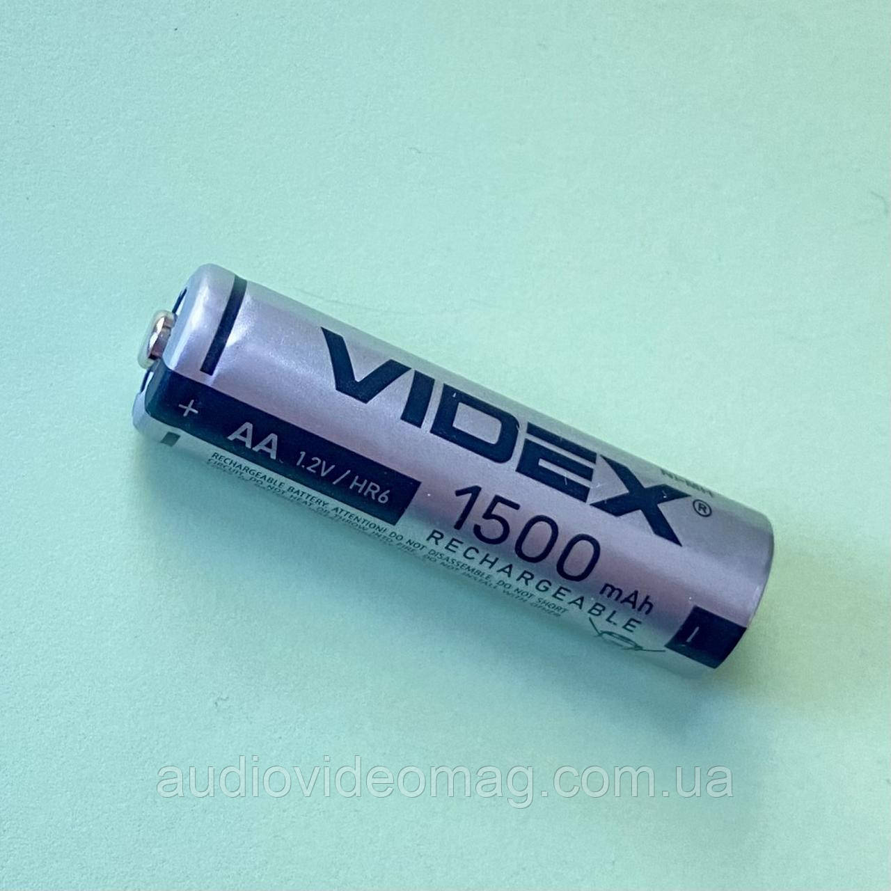 Акумулятор VIDEX АА 1500 мАч (NiMH), ціна за 1 шт, фото 1