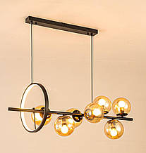 Люстра підвісна VALESO V GLD-23751-7+1D BK