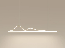 Люстра підвісна світлодіодна VALESO V G4053 WT біла