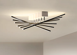 Люстра світлодіодна VALESO V G4061-6 BK чорна з поворотнім механізмом