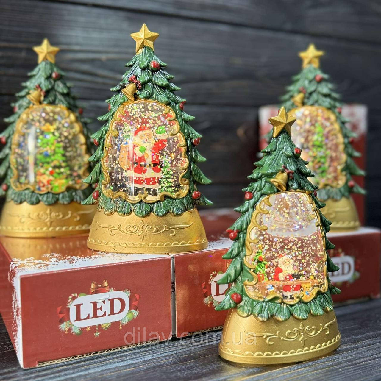 Новорічний декоративний світильник 14*5, фото 1