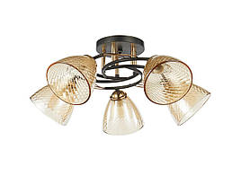 Люстра декоративна INTEREES V 70241-5 BK+FG+BG