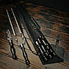 Набір шампурів у шкіряному чохлі "Кажан-2 Блек", фото 3