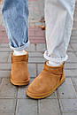 Уггі чоловічі коричневі зимові Ugg Classic Ultra Mini Chestnut (17138), фото 9