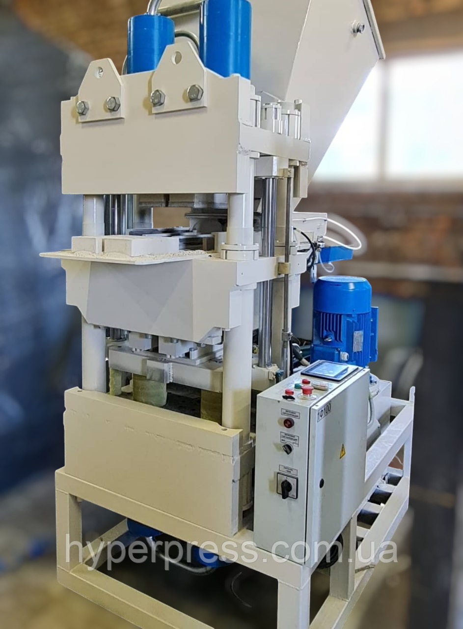 Гіперпрес ПАК-200 (2025) — універсальний гідравлічний прес для цегли та плитки, фото 1