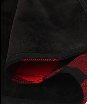 Чоловіча сорочка на флісі з капюшоном у клітинку червоний XL, фото 3