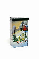 Подарункова металева коробка "Зима" 15,5*9*5,5* см.