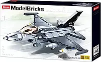 Конструктор SLUBAN F-16CS Falcon 1/44 (M38-B0891) 521 деталі, фото 3