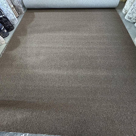 Ковролін шоколадного кольору однотонний CARAT 102 багато розмірів, фото 1