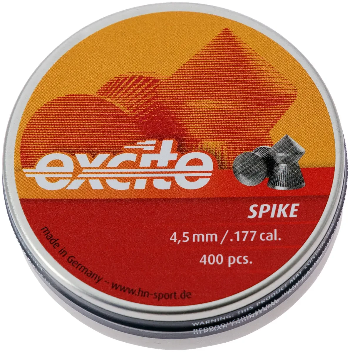 Кулі для пневматики H&N Excite Spike 0.56 гр (400 шт.) 4.5 мм, фото 1