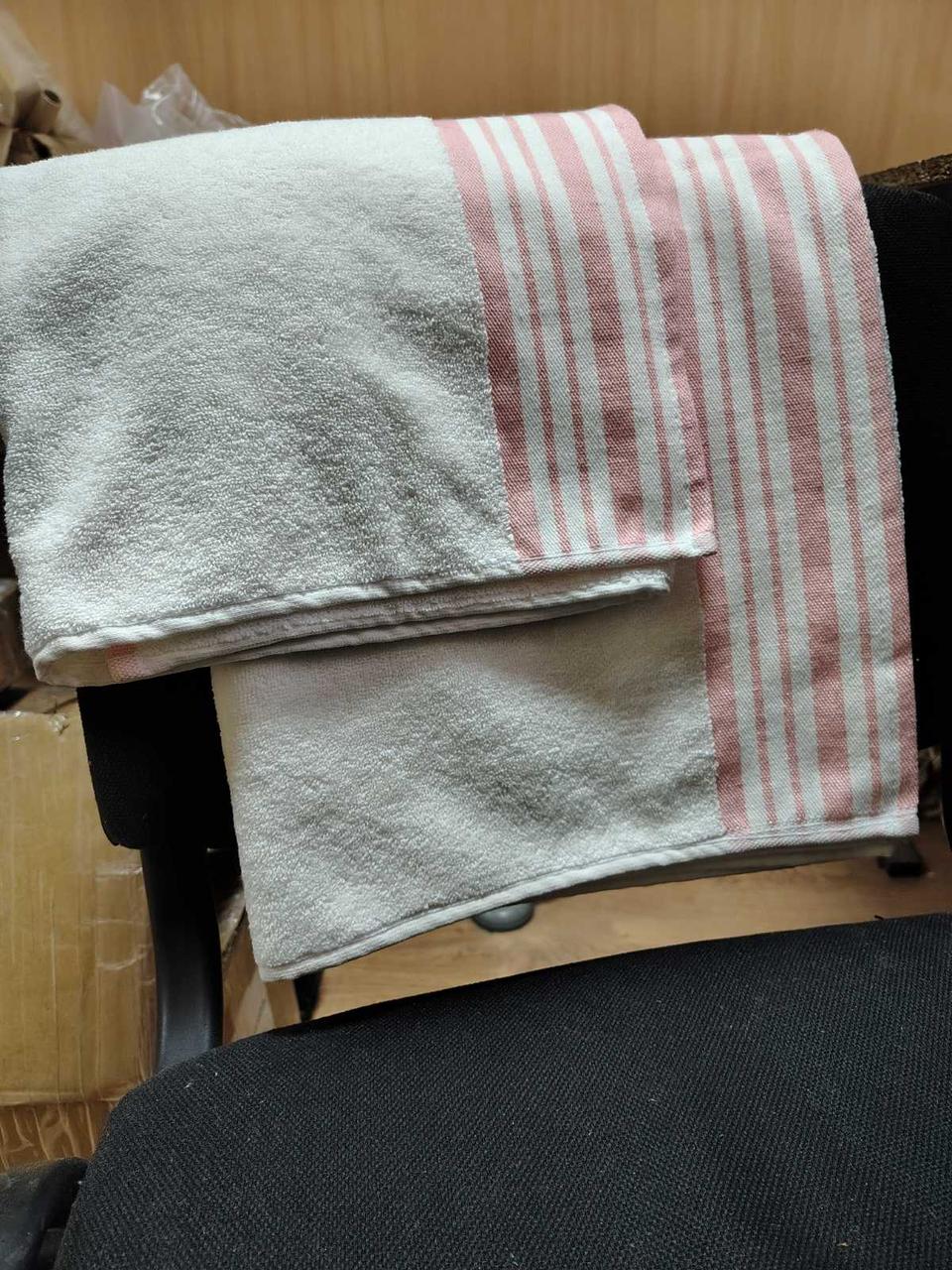 Махрові рушники комплект, 50*90/70*140 білий, фото 1