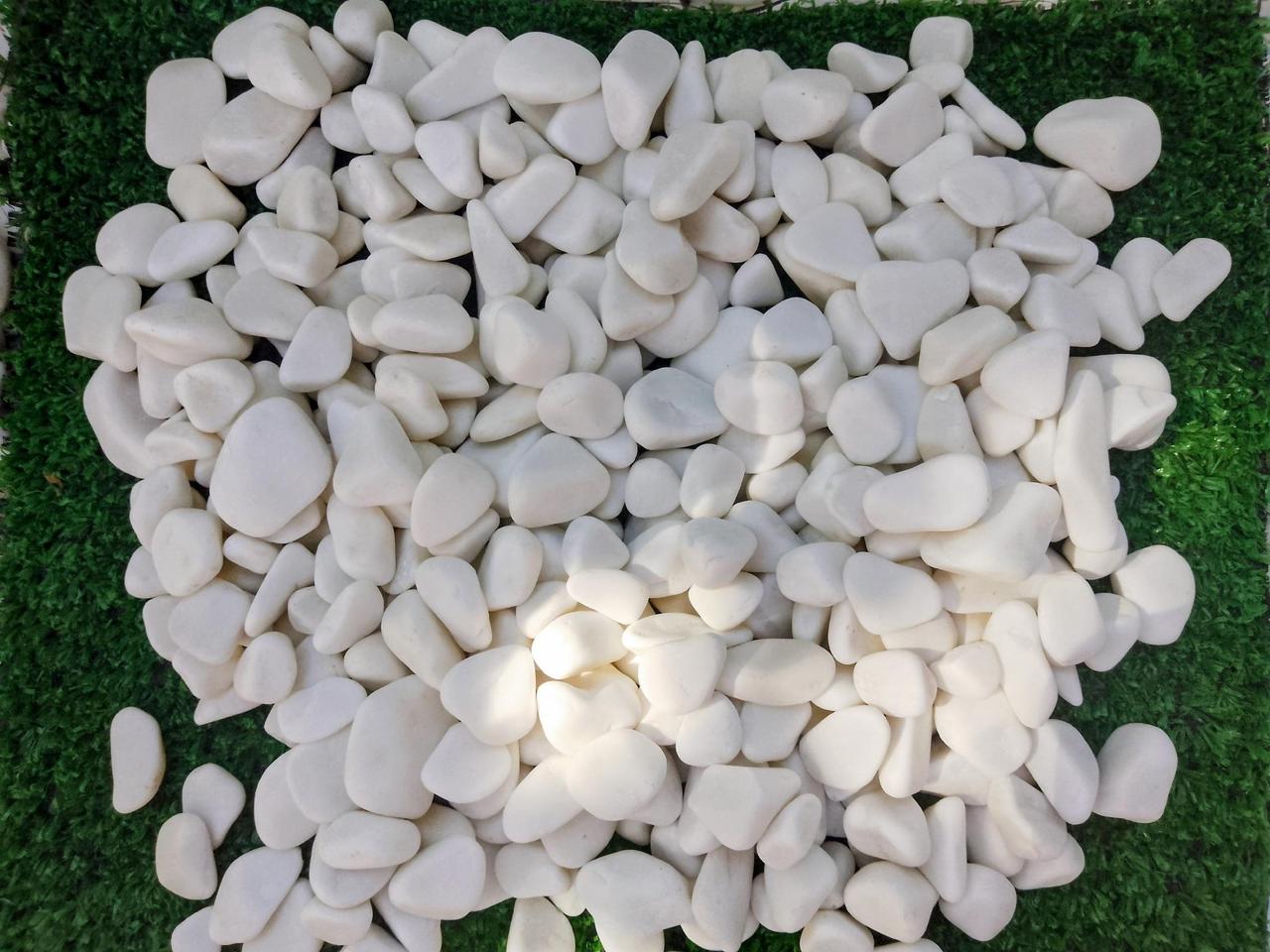 Галька 10-20 мм білий декоративний камінь, фото 1