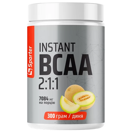 Амінокислота Sporter BCAA Instant 300 g Диня, фото 1