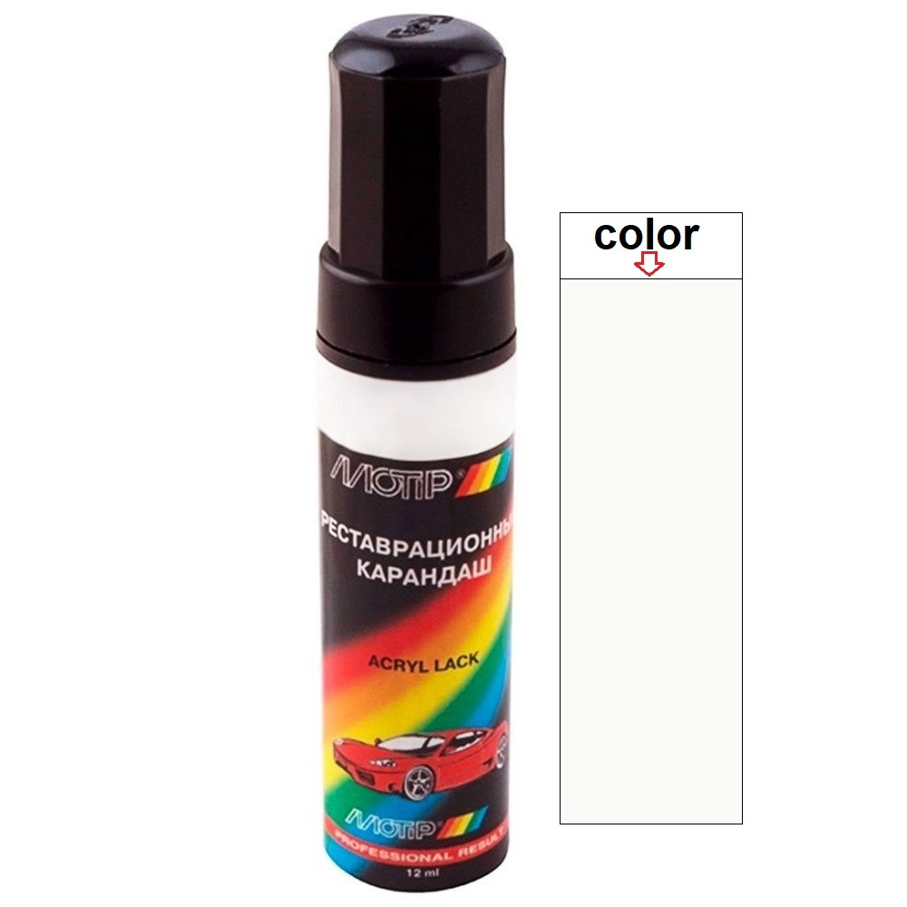 Олівець для авто GMC колір WA8624 білий акриловий Motip 12мл