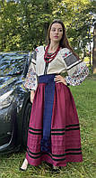 Комплект жіночий вишитий "Різдвяна зірка": вишиванка, спідниця, крайка