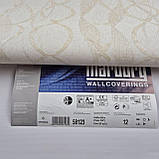 Шпалери вінілові на флізеліні 0.53 × 10.05 м Marburg 58123, бежеві для спальні, вітальні, коридору, фото 6