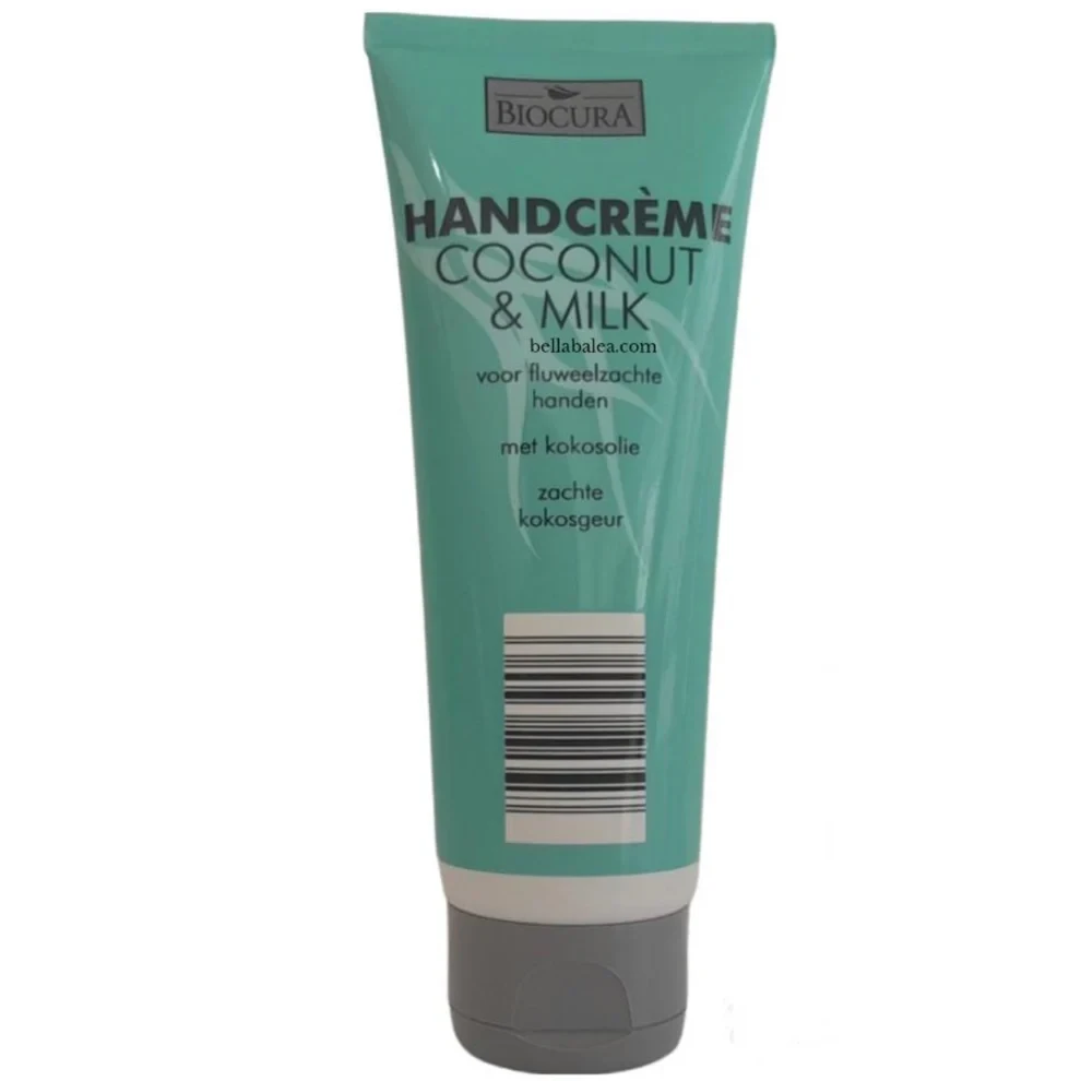 Крем для рук Biocura кокос і молоко 75 мл, фото 1