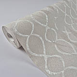 Шпалери вінілові на флізеліні 0.53 × 10.05 м Marburg 58122, бежеві для спальні, вітальні, коридору, фото 5