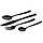 Набір столових приборів Fox Cookware Black Stainless Cutlery Set, фото 3