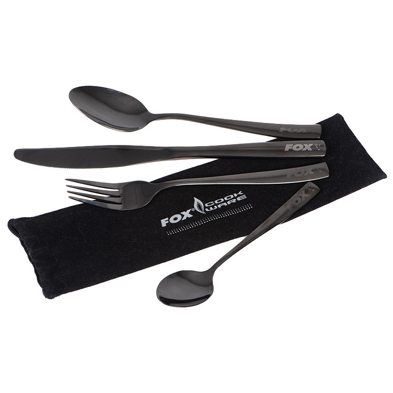 Набір столових приборів Fox Cookware Black Stainless Cutlery Set
