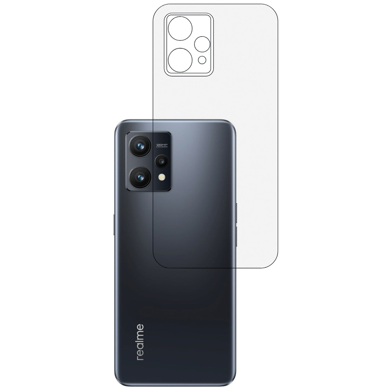 Плівка на задню панель Mietubl HD для Realme 9 4G, фото 1
