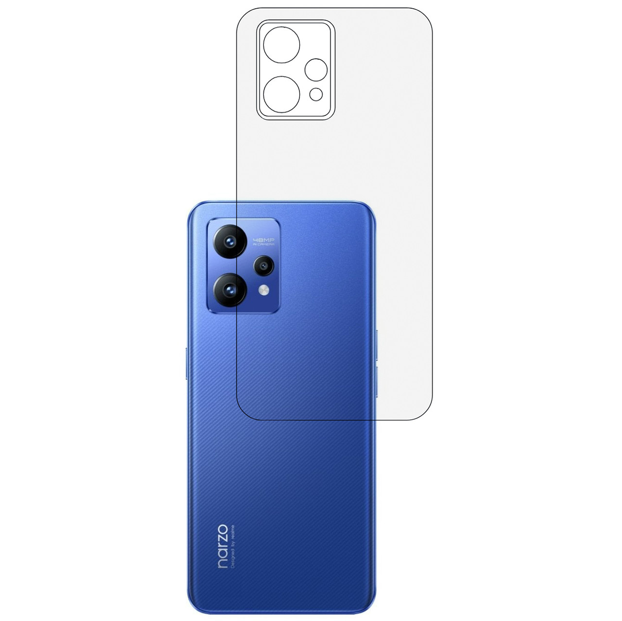 Плівка на задню панель Mietubl HD для Realme Narzo 50 Pro 5G, фото 1