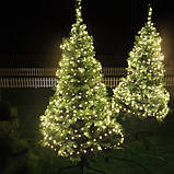 Світлодіодні гірлянди Роса 50 метрів Гірлянда нитка від мережі гірлянда крапля роси на вулицю та дому з пультом, фото 6