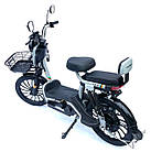 Електромопед для рибалок та дачників CR-3 PRO 800W батарея 60V 24Ah великі 20" колеса запас ходу до 40 км, фото 2