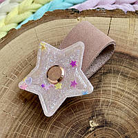 Шкіряна бірка з декором