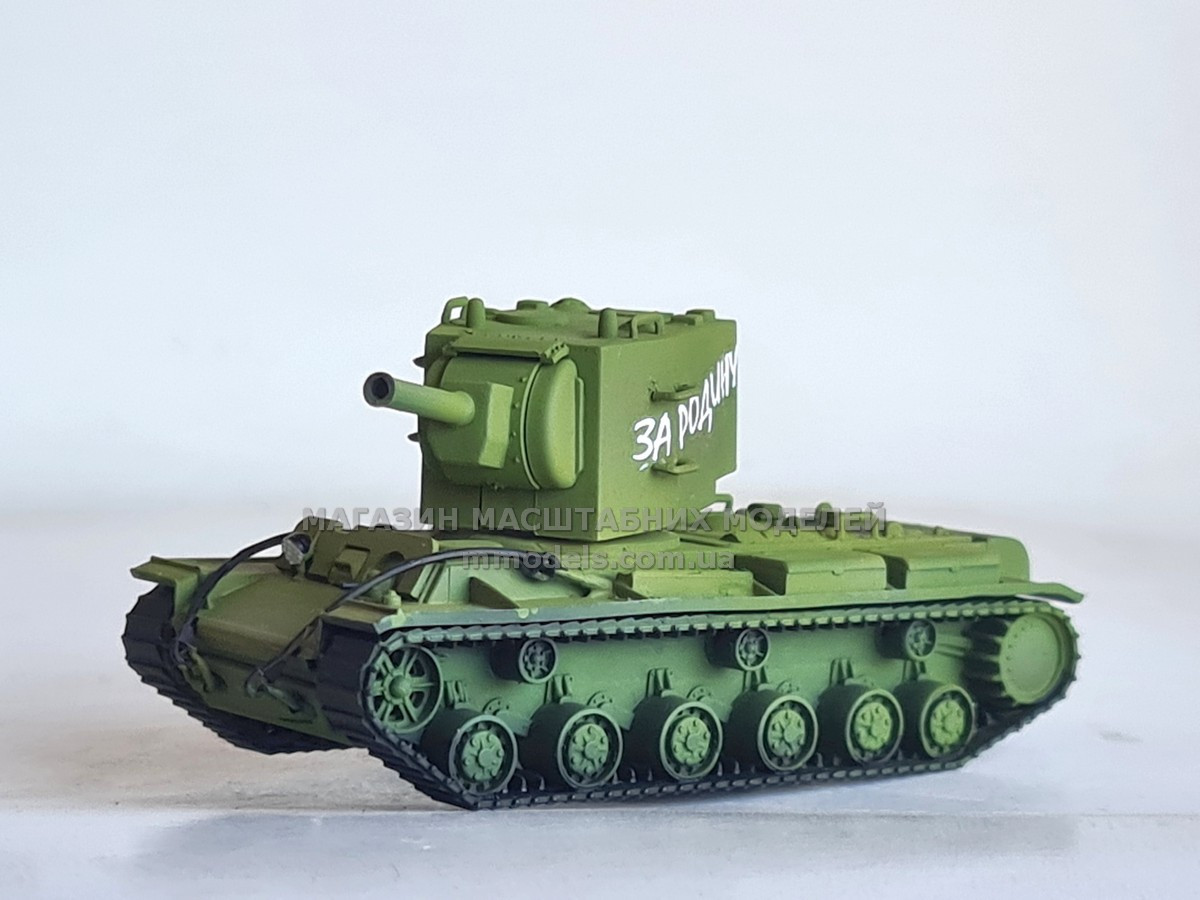 Модель броньований танк КВ2, масштаб 1/87, H0, фото 1