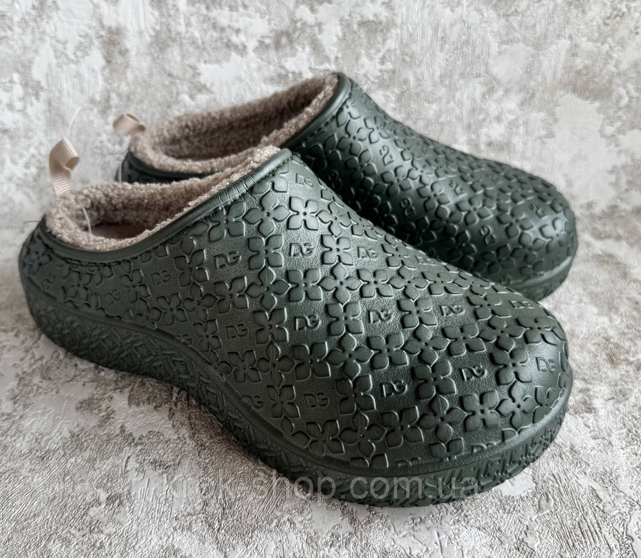 Сабо жіночі з хутром Даго Стиль гуртом, фото 1