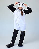 Пижама женская кигурумы Веселая Панда Кигуруми для взрослых Kigurumi для женщин Черное (1018)
