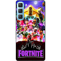Силіконовий чохол бампер для Infinix HOT 60 Pro Plus (X6886) з малюнком Fortnite Фортнайт