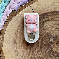 Шкіряна бірка з декором