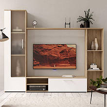 Вітальня (стінка) з ДСП Адель Gerbor Дуб сонома/Німфея альба