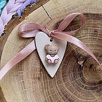 Шкіряна бірка з декором