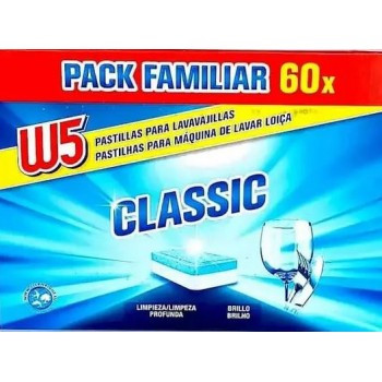 Таблетки для посудомийних машин W5 Classic 60 шт, фото 1