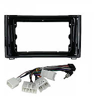 Перехідний штатний комплект із проводкою до Android магнітоли Toyota Tundra XK50 2013-2020 Black Low kit