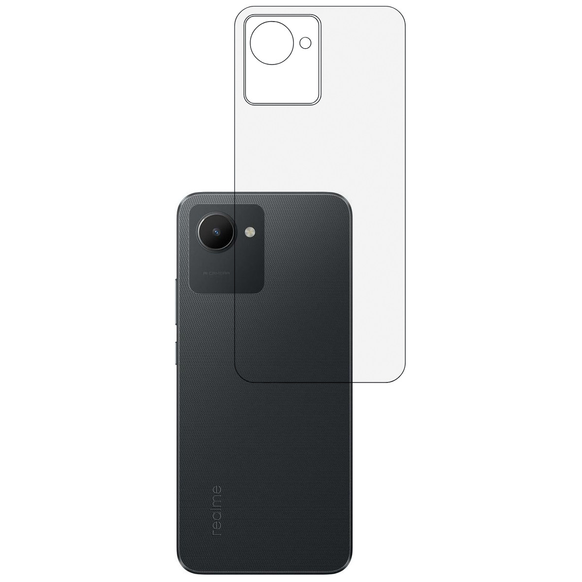 Плівка на задню панель Mietubl HD для Realme C30, фото 1