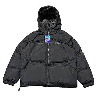 Куртка Corteiz ELITEWORK черная унисекс водонепроницаемая XXL