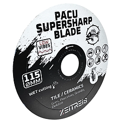 Диск алмазний ZEITREIS PACU 115×1,1×22,23 мм, алмазно-смоляний (ZTRPS115)