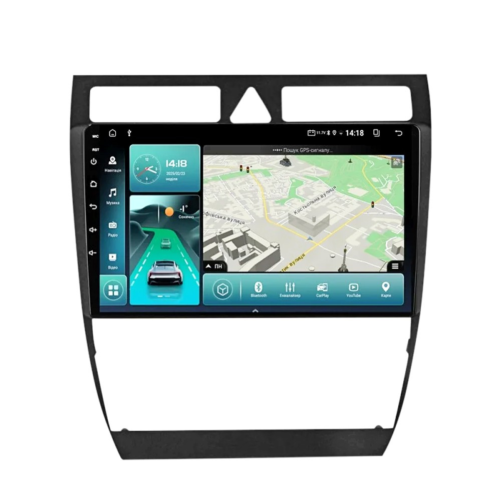 Штатна магнітола андроїд Audi A6 2002-06, Автомагнітола 2 дин 2/32, штатний головний пристрій ауді, фото 1