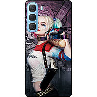 Силіконовий чохол бампер для Infinix HOT 60 Pro Plus (X6886) з малюнком Харлі Квінн
