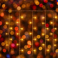 Світлодіодна гірлянда-штора LightZone 100 LED 12,2 м, теплий білий