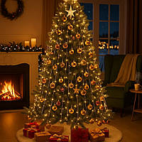 Світлодіодна гірлянда LightZone кінський хвіст 180 LED теплий білий